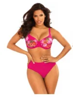 Dámské dvoudílné plavky Bali 7 S940BL7-1 tm.růžové - Self