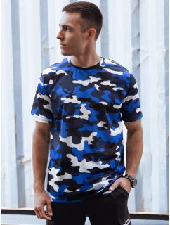 Pánské modré moro tričko Dstreet RX5596