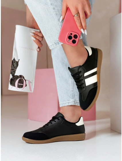 Dámské sportovní tenisky NISTI black FashionStreet ZY0918 Dámské sportovní tenisky NISTI black FashionStreet ZY0918