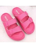 Big Star W INT2004E fuchsiové pěnové žabky s přezkami