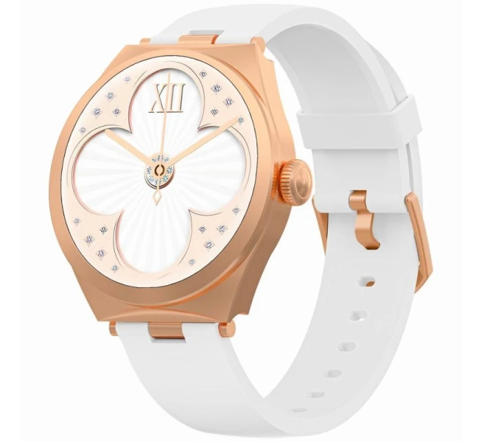 Chytré hodinky Gravity Rose Gold White GT25-4 Chytré hodinky Gravity Rose Gold White GT25-4