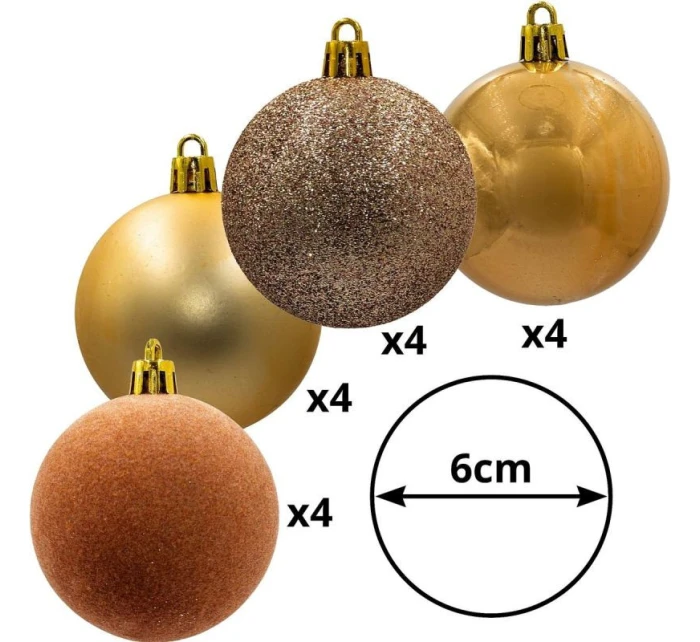 SADA 16 CETEK 4 TEXTURY ZLATÉ