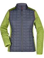 JN Dámská pletená hybridní bunda 02.0 kiwi melange/anthracite melange model 22489307 - Daiber JN Dámská pletená hybridní bunda 02.0 kiwi melange/anthracite melange model 22489307 - Daiber