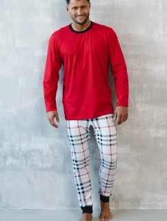 Italian Fashion Andros dlouhý rukáv barva:červená/potisk