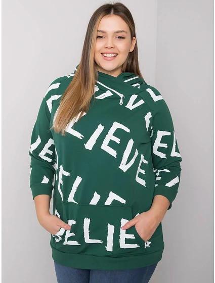Bluza RV BL model 20961780 ciemny zielony - FPrice Bluza RV BL model 20961780 ciemny zielony - FPrice