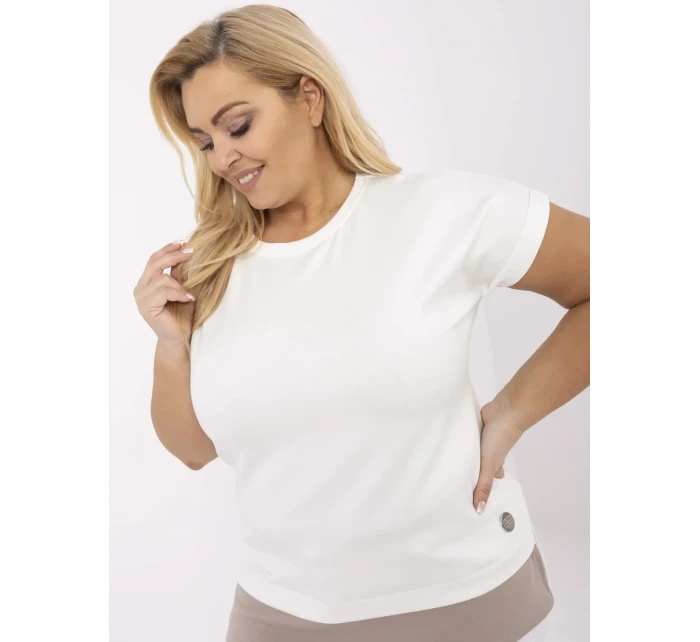 Bluzka RV BZ model 21072681 ecru - FPrice Bluzka RV BZ model 21072681 ecru - FPrice