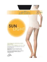 Dámské samodržící punčochy Omsa Sun Light 8 den