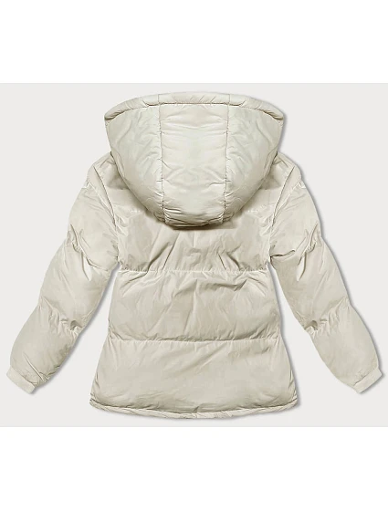 DAMSKA KURTKA ZIMOWA Z KAPTUREM JASNY BEŻ model 21245812 - J.STYLE