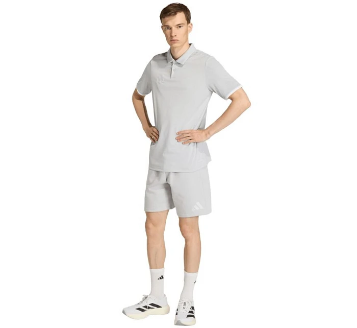 Pánské tričko adidas Entrada 26 Polo šedé JZ6662 pánské Pánské tričko adidas Entrada 26 Polo šedé JZ6662 pánské