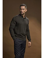 Tee Jays TJ 6002 Polo pletený svetr 18.6002 navy Tee Jays TJ 6002 Polo pletený svetr 18.6002 navy