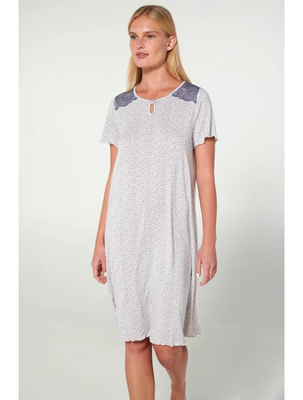 Noční košile s krátkými rukávy model 19696077 - Vamp