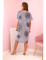 Dámské bavlněné šaty s model 21142760 vzorem šedý - K-Fashion