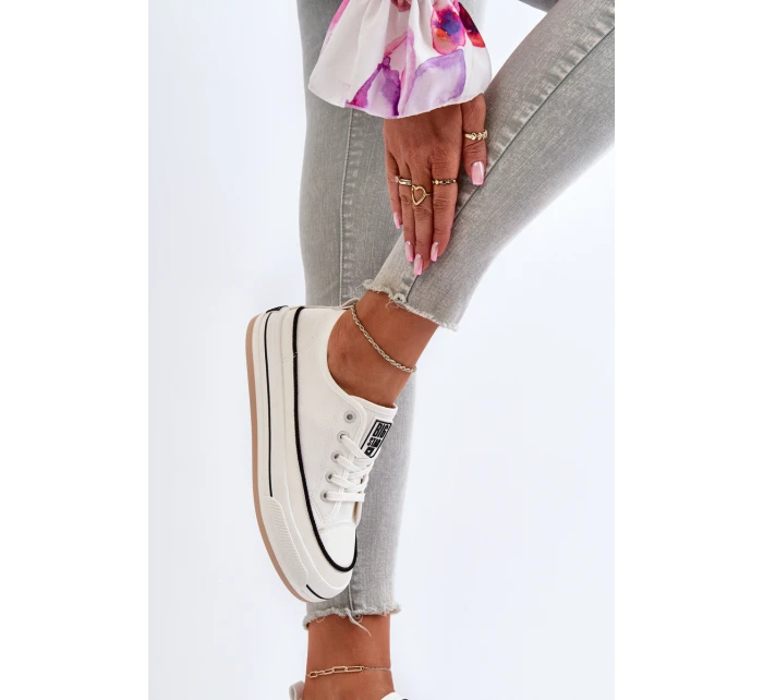 Dámské tenisky Big Star model 21653758 Bílé - Big Star Shoes Dámské tenisky Big Star model 21653758 Bílé - Big Star Shoes