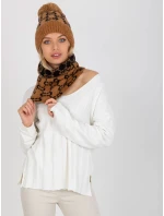 Tunelová šála AT KM CM 333 hnědá Tunelová šála AT KM CM 333 hnědá