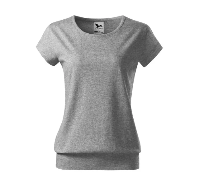 City tričko dámské tmavě šedý melír
