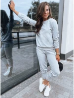 MILIAN dámská tepláková souprava světle šedá FashionStreet AY0816z