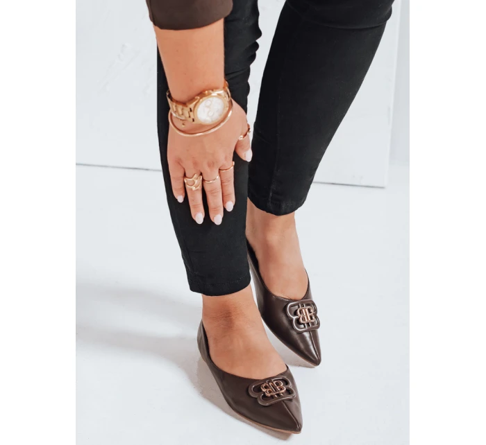 FashionStreet hnědé dámské baleríny ZY1061