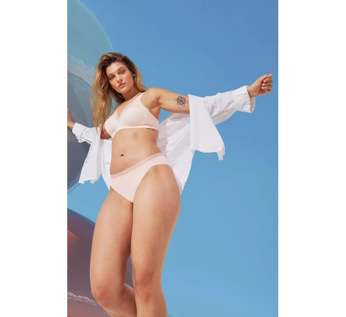 Dámské kalhotky BODY ADAPT Twist High leg - POWDER ORANGE - oranžová 00BG - SLOGGI Dámské kalhotky BODY ADAPT Twist High leg - POWDER ORANGE - oranžová 00BG - SLOGGI