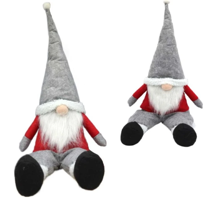 DEKORATIVNÍ SANTA LÍNÝ SANTA 45+20CM