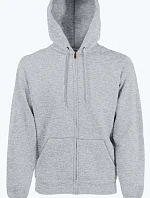 Fruit of the Loom Classic Hooded Sweat Jacket Mikina s kapucí 16.2062 heather grey