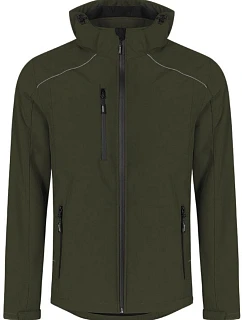 Pánská zimní softshellová bunda 40. khaki model 22517489 - Promodoro