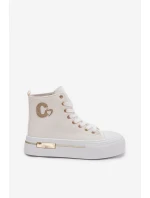 Dámské tenisky na platformě Bílé model 21919405 - Boto Dámské tenisky na platformě Bílé model 21919405 - Boto