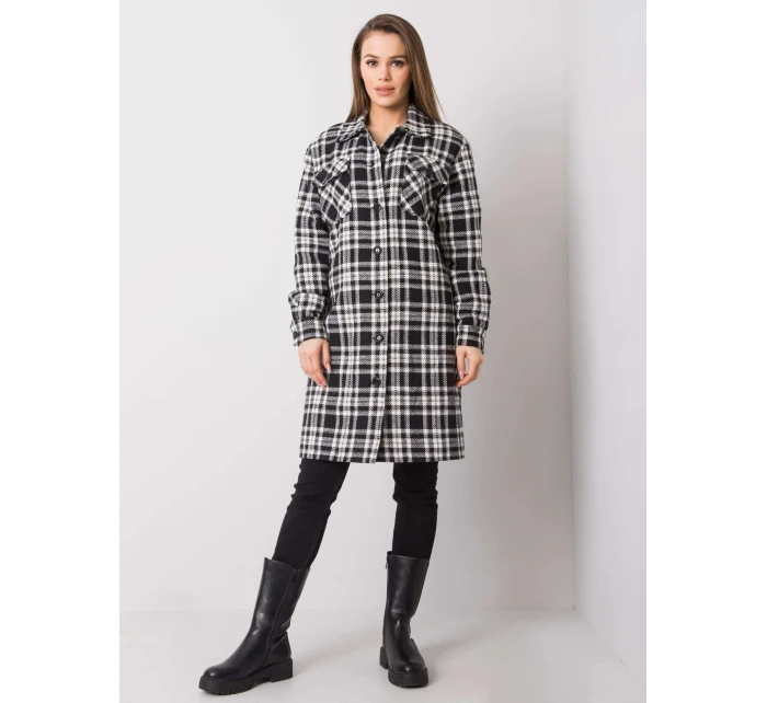 Dámský kabát LK EN  černobílý model 14842295 - FPrice