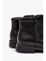 Pánské nízké kozačky na zip Black Brosta Pánské nízké kozačky na zip Black Brosta