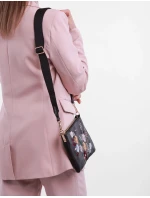 Dámská kabelka Vuch Lylann Flowers Black Dámská kabelka Vuch Lylann Flowers Black