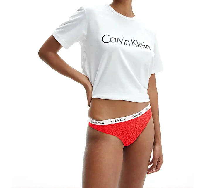 Dámské brazilky Carousel Lace QD3859E-FDD - Calvin Klein