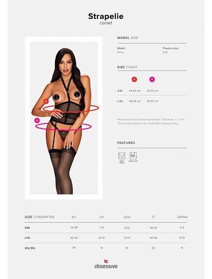 korzet corset model 16295681 - Obsessive korzet corset model 16295681 - Obsessive