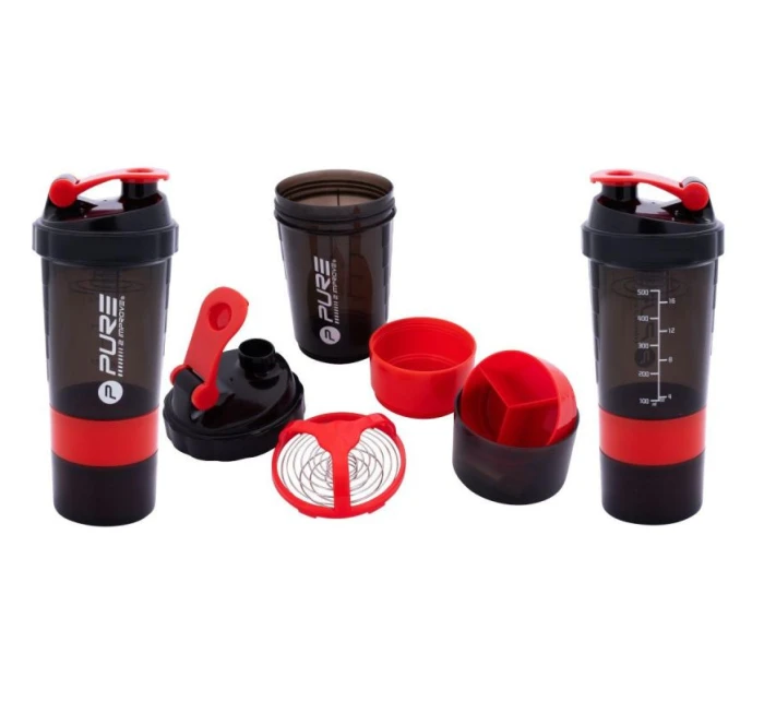 FITNESS ŠEJKR 500ML ŠEDÝ ČERVENÝ ČISTÝ 2 ZLEPŠENÍ FITNESS ŠEJKR 500ML ŠEDÝ ČERVENÝ ČISTÝ 2 ZLEPŠENÍ