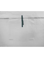 ZAHRADNÍ TUNEL 200x200x200 cm PE BÍLÁ OCELOVÁ KONSTRUKCE