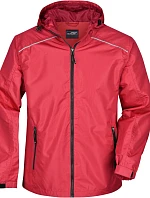 Daiber JN 1118 Pánská bunda do deště 02.1118 red/black