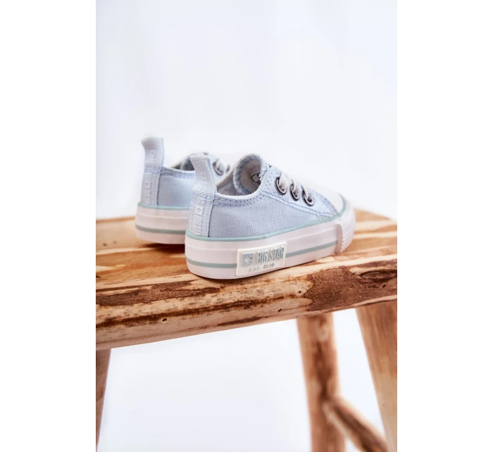 Dětské látkové tenisky BIG STAR model 21594774 Modrá - Big Star Shoes Dětské látkové tenisky BIG STAR model 21594774 Modrá - Big Star Shoes
