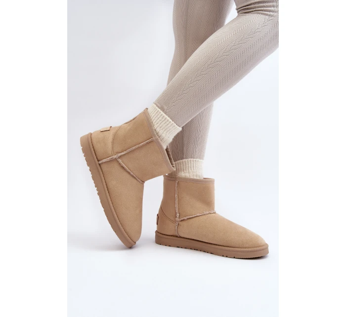 Dámské sněhule Cross Jeans MM2R4023C Beige Dámské sněhule Cross Jeans MM2R4023C Beige