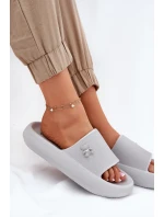 Dámské Pěnové Sandály Na Platformě S  Šedé model 21697225 - VINCEZA