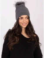 Czapka AT CZ model 21766276 ciemny szary - FPrice Czapka AT CZ model 21766276 ciemny szary - FPrice