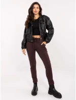 Tepláky RV DR 3589.05X tmavě hnědé