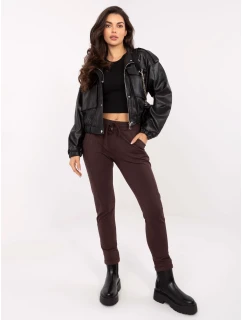 Tepláky RV DR 3589.05X tmavě hnědé