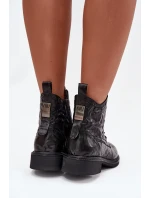 Dámské boty Artiker – zateplené z přírodní kůže, černé Dámské boty Artiker – zateplené z přírodní kůže, černé