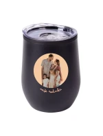 Personalizovaný termohrnek "bowl" s výřezem fotky na podkladu