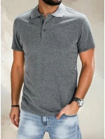 Pánské tmavě šedé polo tričko Dstreet model 21964613 - FashionStreet