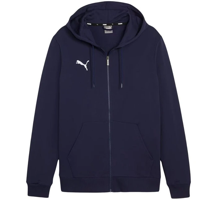 Dětská mikina teamGoal Casuals s kapucí tmavě modrá model 21720695 06 - Puma