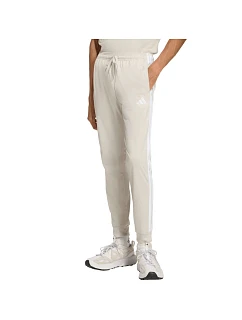 Pánské kalhoty 3Stripes Tricot Regular Tapered béžové model 22063052 - ADIDAS