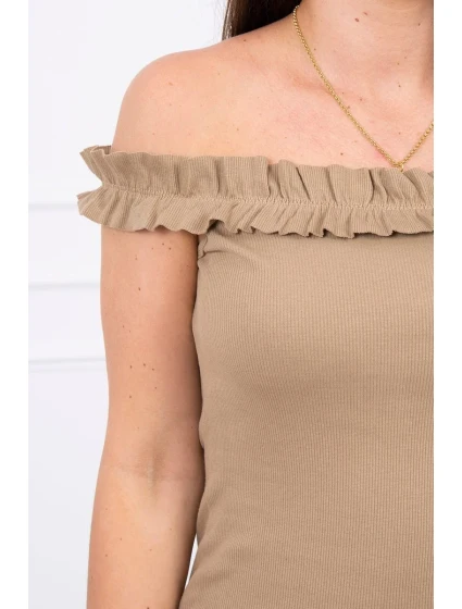 Velbloudí halenka s volánky Velbloudí halenka s volánky