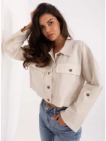 IT KR bunda FL7029.72 světle béžová IT KR bunda FL7029.72 světle béžová