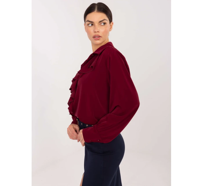 IT KS košile 26967.28 bordó IT KS košile 26967.28 bordó