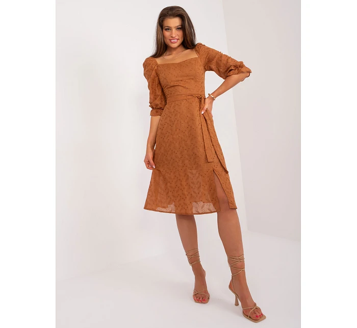 Sukienka LK SK model 22111239 jasny brązowy - FPrice