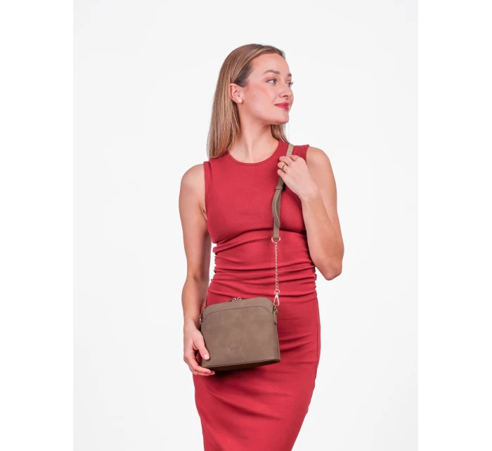 Dámská kabelka Vuch Mini Fossy Suede Beige